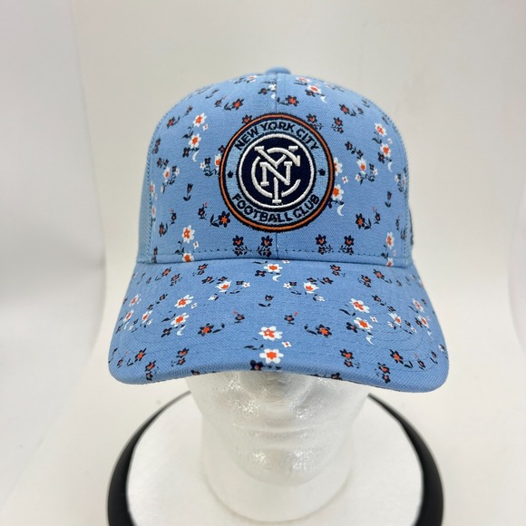 adidas Other - New York City FC Hat Cap Snap Back Mens Flowers Blue MLS Soccer NYCFC Adidas